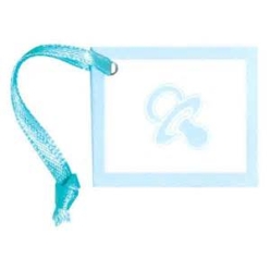 Blue Pacifier Favour Tags - 12pk