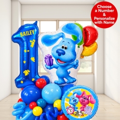 Blues Clues Air Fill Personalized Balloon Column