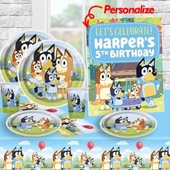 *Bluey Supersaver PERSONALIZED Party Pack for 8