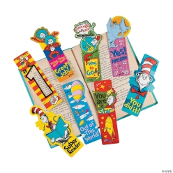 Dr. Seuss Character Notivational Bookmarks-50Pk