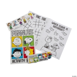Snoopy Colouring Activity Books with Crayons-12Pk