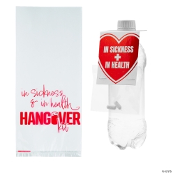 Wedding Party Hangover Kit Favour Bags for 12 Guests