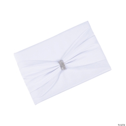 Wedding Guest Book with Cinched Bow