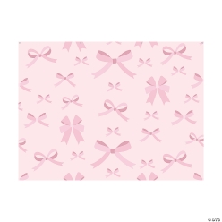 Pink Bow Party 8ft. x 6ft. Polyester Backdrop