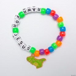 Dinosaur VBS Bracelet Craft Kits-12Pk