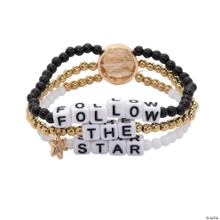 Follow the Star Beaded Bracelet Craft Kit - 6Pk