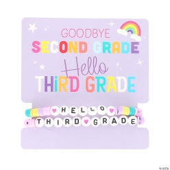End of Year 2nd to 3rd Bracelets Handout with Card for 12