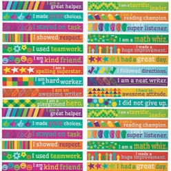 40% OFF:Teachers Positive Message Bracelets - 100 PACK