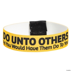 Religious Golden Rule Polyester Bracelets-6Pk