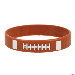 Football-Themed Rubber Bracelets-12Pk