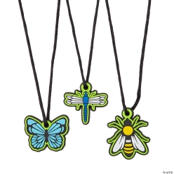 Flying Insect Necklaces with Breakaway Clasp-12Pk