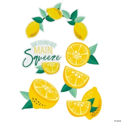 Lemon Main Squeeze Bridal Shower Wall Cutouts-6Pk