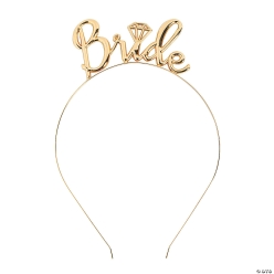 Bride Gold Metal Headband