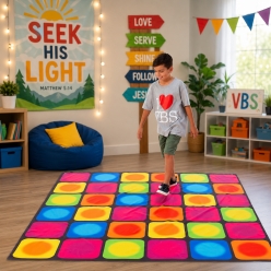 Jesus is the Light VBS FABRIC with Rubber Floor Cover