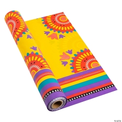 Bright Fiesta Tablecloth Roll 100 Foot