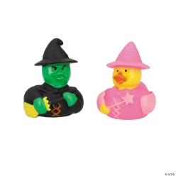 Wicked Rubber Ducks with Broom & Wand-12Pk