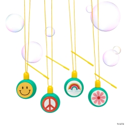Groovy Bubble Bottle Necklaces - 12Pk