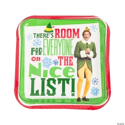 Buddy the Elf Square Dinner Plates - 8 PK