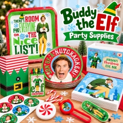 Buddy The Elf Movie Party Supplies