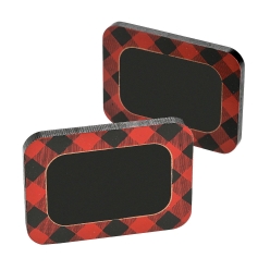 50% OFF: Buffalo Plaid Chalkboard Place Cards 12pk