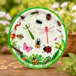 Bug Party Dessert Plates - 10 PK
