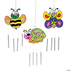 Bug Suncatcher Wind Chimes - 12Pk