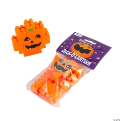 Jack-O'-Lantern Building Brick Handout for 12