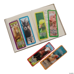 Farm Animal Bookmarks - 48 Pk
