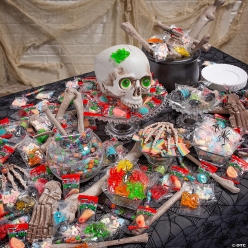 352 Pc Bag of Bones Halloween Candy Buffet