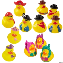 Boys and Girl Rubber Ducks - 48 Pack
