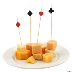 Casino Card Suite Cocktail Picks - 100Pk