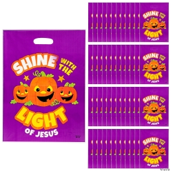 50% OFF: BULK Christian Halloween BIG Trick or Treat Bags 50PK