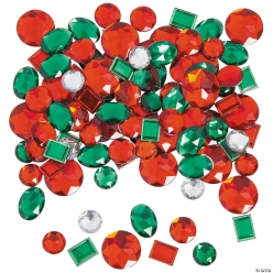 Christmas Jewel Assortment-100Pk