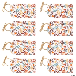 Fall Wedding Favour Gift Tags - 48Pk