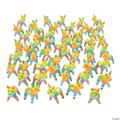 Bulk Fiesta Donkey Toys - 72Pk