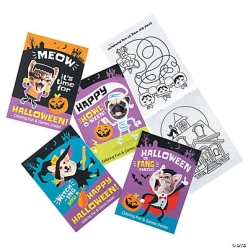 70% OFF: BULK Halloween Colouring Books - 144Pk