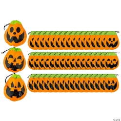 Halloween Pumpkin Goody Bags - 72Pk