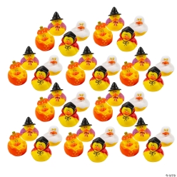 Bulk Halloween Rubber Duckies - 120Pk