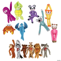 Bulk Long Arm Plush Assortment - 72Pk