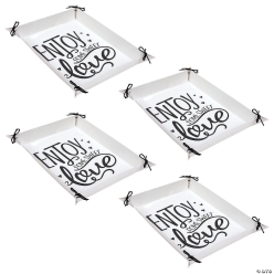 Sweet Love Serving Trays - 12Pk