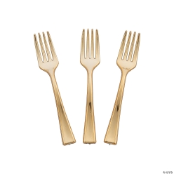 Metallic Gold Plastic 4