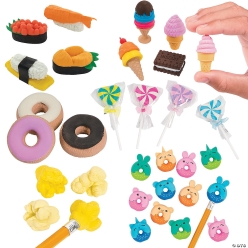 BULK Erasers Food Kit - 144Pk