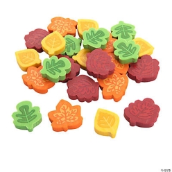 BULK Fall Leaf Eraser Assortment - 144Pk