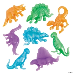 Pearlized Squishy Dinosaurs - 48Pk