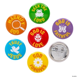 Zoom In VBS Metal Buttons - 48Pk