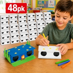 BULK DIY Paper Binoculars - 48Pk