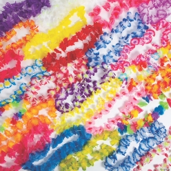 Super Mega Polyester Lei Assortment-200Pk