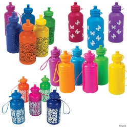 25% OFF: Bulk 18oz Water Bottle Assortment - BIG 60Pk