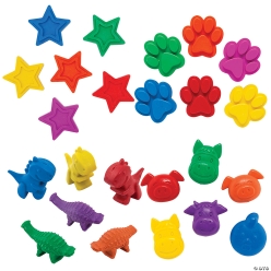 BULK Shaped Crayons Kit - 96Pk