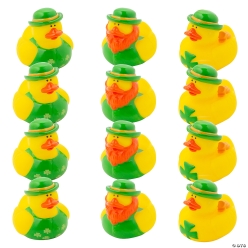 BULK St. Patrick's Day Rubber Ducks - 120Pk